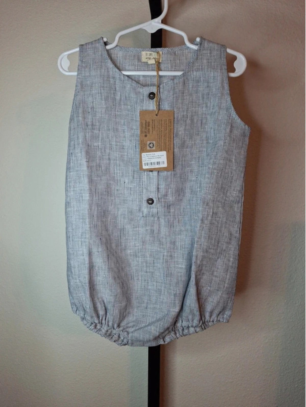 The Simple Folk The Freedom Romper French Stripe size 4-5yrs NWT